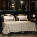 GobekUsa 200S Embroidery Egyptian Cotton Bedding Set - Queen King Linens