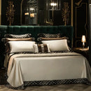 GobekUsa 200S Embroidery Egyptian Cotton Bedding Set - Queen King Linens