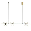 GobekUsa Elegant Butterfly Flower Chandelier for Dining Room and Kitchen