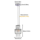 GobekUsa Crystal Glass Ceiling Chandelier for Bright Home Hotel Decor