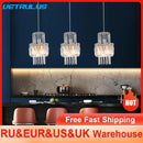 GobekUsa Crystal Glass Ceiling Chandelier for Bright Home Hotel Decor