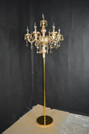 GobekUsa Crystal Floor Lamp: Luxurious LED Fashion for Living Room and Bedroom