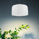 GobekUsa Elegant Column Floor Lamp with Rice Paper Shade for Living Room