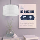 GobekUsa Elegant Column Floor Lamp with Rice Paper Shade for Living Room