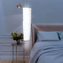 GobekUsa Elegant Column Floor Lamp with Rice Paper Shade for Living Room
