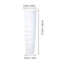 GobekUsa Elegant Column Floor Lamp with Rice Paper Shade for Living Room