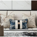 GobekUsa Dragonfly Insects Embroidery Cushion Cover - Quaint & Elegant Style Pillow Case
