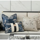 GobekUsa Dragonfly Insects Embroidery Cushion Cover - Quaint & Elegant Style Pillow Case