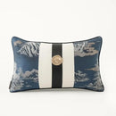 GobekUsa Dragonfly Insects Embroidery Cushion Cover - Quaint & Elegant Style Pillow Case