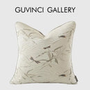 GobekUsa Dragonfly Insects Embroidery Cushion Cover - Quaint & Elegant Style Pillow Case