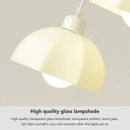 GobekUsa Elegant Cream LED Chandelier for Dining Room