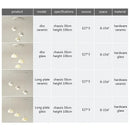 GobekUsa Elegant Cream LED Chandelier for Dining Room