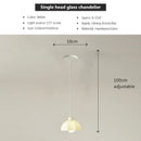 GobekUsa Elegant Cream LED Chandelier for Dining Room