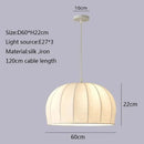 GobekUsa Elegant Silk Pendant Light for Dining Living Bedroom