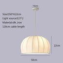 GobekUsa Elegant Silk Pendant Light for Dining Living Bedroom
