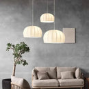 GobekUsa Elegant Silk Pendant Light for Dining Living Bedroom