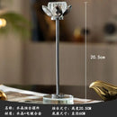 GobekUsa Crystal Candle Holder Set for Romantic Dinner Table Decor