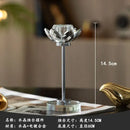 GobekUsa Crystal Candle Holder Set for Romantic Dinner Table Decor