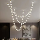 GobekUsa Elegant Pendant Lights for Duplex Building Hotel Lobby Villa Stair Lamps