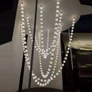 GobekUsa Elegant Pendant Lights for Duplex Building Hotel Lobby Villa Stair Lamps