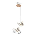 GobekUsa Crystal Butterfly Pendant Lamps LED Lighting for Home Decor and Luxury Ambiance