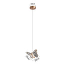 GobekUsa Crystal Butterfly Pendant Lamps LED Lighting for Home Decor and Luxury Ambiance