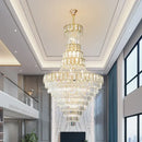 GobekUsa Elegant Crystal Chandelier for Luxury Living Room Decor