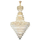 GobekUsa Elegant Crystal Chandelier for Luxury Living Room Decor