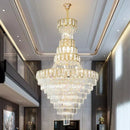 GobekUsa Elegant Crystal Chandelier for Luxury Living Room Decor