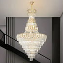 GobekUsa Elegant Crystal Chandelier for Luxury Living Room Decor