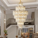 GobekUsa Elegant Crystal Chandelier for Duplex Living Room, Hotel Lobby - Luxury Atmosphere