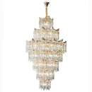 GobekUsa Elegant Crystal Chandelier for Duplex Living Room, Hotel Lobby - Luxury Atmosphere
