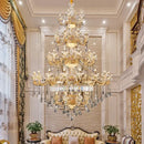 GobekUsa Elegant Crystal Chandelier for Living Room, Dining Room, and Bedroom