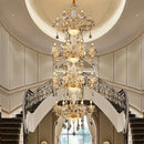GobekUsa Elegant Crystal Chandelier for Living Room, Dining Room, and Bedroom