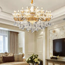 GobekUsa Elegant Crystal Chandelier for Living Room, Dining Room, and Bedroom