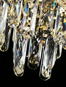 GobekUsa Elegant Crystal Chandelier LED Lighting for Living Room - Modern Luxury Design