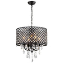 GobekUsa Elegant Crystal Chandelier Ceiling Light for Dining Room & Bedroom
