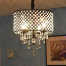 GobekUsa Elegant Crystal Chandelier Ceiling Light for Dining Room & Bedroom