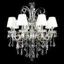 GobekUsa Elegant Crystal Chandelier for Living Room Dining Bedroom