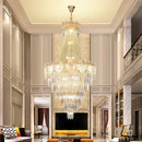 GobekUsa Elegant Crystal Duplex Chandelier for Livingroom, Hotel, and Villa