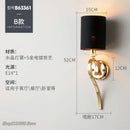 GobekUsa Crystal Gold Wall Lamp: Luxury LED Lighting for Living Room and Bedroom