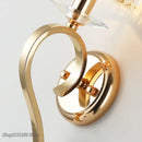 GobekUsa Crystal Gold Wall Lamp: Luxury LED Lighting for Living Room and Bedroom