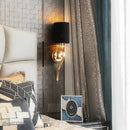 GobekUsa Crystal Gold Wall Lamp: Luxury LED Lighting for Living Room and Bedroom