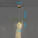 GobekUsa Elegant Crystal LED Chandelier for Bedroom Dining Room Living Room Decoration