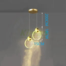 GobekUsa Elegant Crystal LED Chandelier for Bedroom Dining Room Living Room Decoration