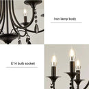 GobekUsa Elegant Crystal Pendant Chandelier for Home and Hospitality Spaces