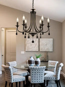 GobekUsa Elegant Crystal Pendant Chandelier for Home and Hospitality Spaces