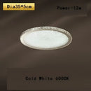 GobekUsa Crystal Round Ceiling Lamp Elegant LED Lighting for Bedroom & Living Room