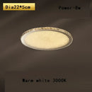 GobekUsa Crystal Round Ceiling Lamp Elegant LED Lighting for Bedroom & Living Room