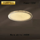GobekUsa Crystal Round Ceiling Lamp Elegant LED Lighting for Bedroom & Living Room
